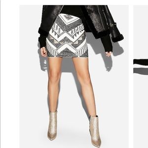 NYE Express Sequin Skirt